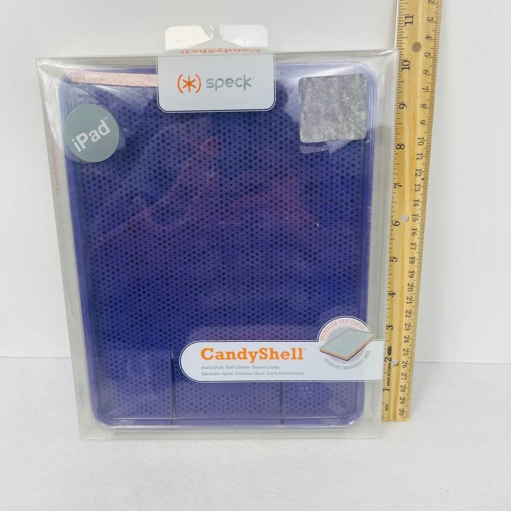 Speck CandyShell iPad Case Purple Hard Shell Soft Center IPAD-CNDY-A15A13